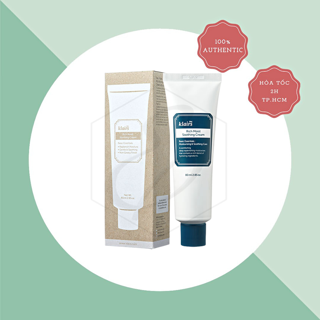 Kem Dưỡng Ẩm Dear, Klairs Rich Moist Soothing Cream